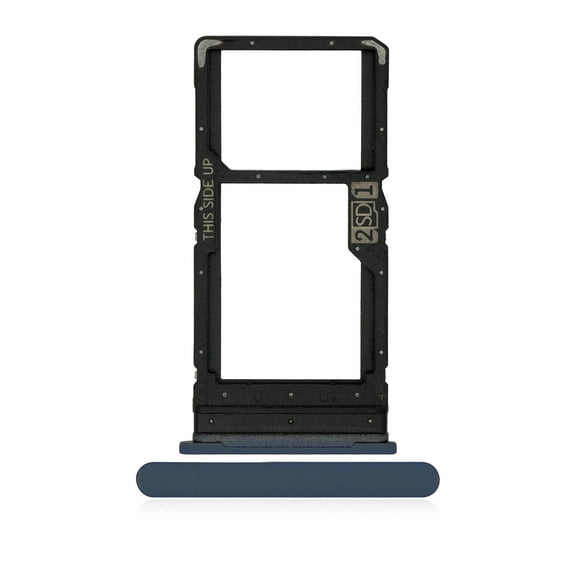 Replacement Dual Sim Card Tray Compatible For Motorola Moto G 5G Plus (XT2075 / 2020) (Surfing Blue)