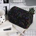 thumbnail image 7 of Sikiie Dinosaur Print Flip Double-layer Pencil Case, All-purpose Stationery Bag for Study and Office, Zipper Design, Unisex, 7 of 7
