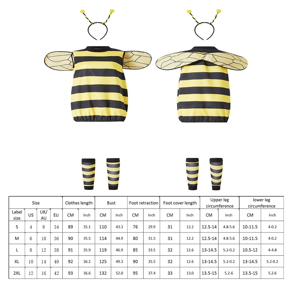 Little Honey Bee Costume Set - Size 10