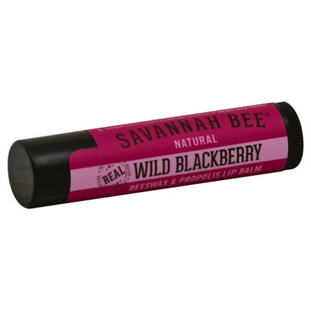 Savannah Bee Company Wild BlackBerry Organic Beeswax Lip Balm, 1 Stick
