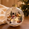 thumbnail image 3 of LED Christmas Story Hanging Ornament, 3D Lighted Holiday Pendant, Decorative Christmas Tree Accent for Mantel Window Party Seasonal Home Decor and Festive Display, F, 3 of 6