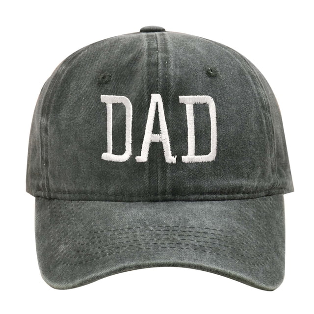 Aocisk Fathers Day DAD Embroidered Baseball Cap Custom Printed Design For Dad Army Green One Size