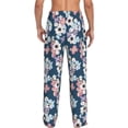 thumbnail image 3 of Xecao Flowers Men's Straight Lounge Pajama Pants: The Ultimate in Comfortable Sleepwear, 3 of 9