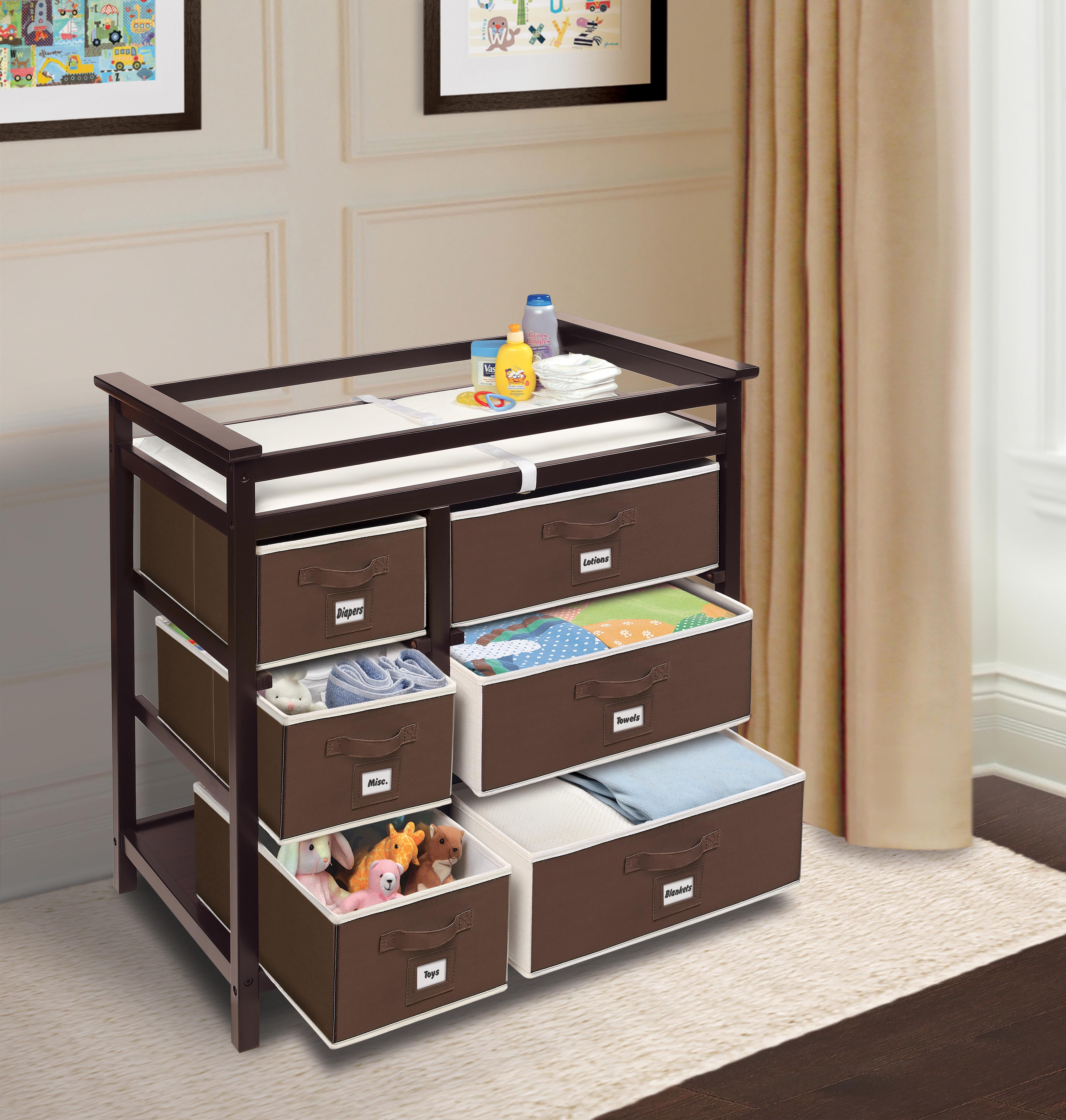 espresso baby changing table