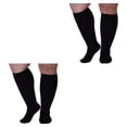 thumbnail image 4 of Calcetines de compresión Minnieouse Cuidado de la salud hasta la rodilla Negro/Cubierta del dedo del pie 4XL 2Conjunto, 4 of 6