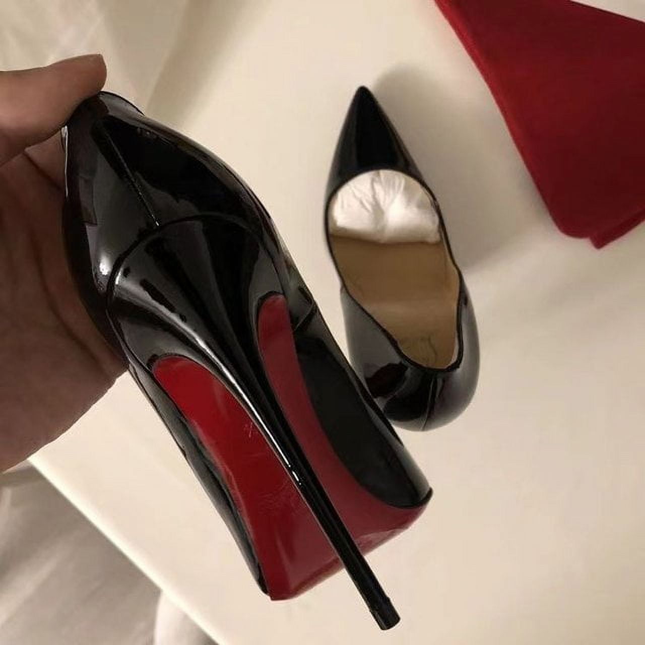 2024 Women Pumps High Heels Cross-dressing Shoes Fetish Shallow