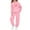 Pink, variant on THDHVS Girls Sweatsuit,Unisex Kids Solid Heart Print Hooded Sweatshirt Jogger Pants Casual Sport 2 Piece Set,Girls Fall Outfits Khaki 9-10 Years