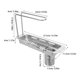thumbnail image 2 of BESTYASH Organizador De Fregadero Extensible De Acero Inoxidable Con Barra Para Toallas Para Cocina, 2 of 8