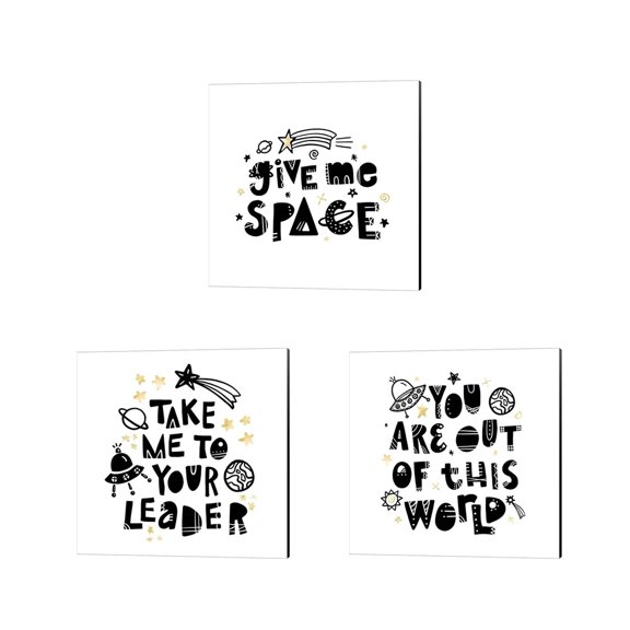 Metaverse Noonday Design 'Give Me Space' Canvas Art (Set of 3)