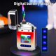 thumbnail image 4 of Creatives Personality Transparent Cool Double Arcs Gradient Colour Lighter Outdoor Windproof Lighter, 4 of 6