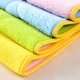 thumbnail image 4 of Paños de limpieza de microfibra para cocina y baño, paños de limpieza de vellón coral, súper absorbentes, antiadherentes, lavables con aceite, de secado rápido, paños de cocina de terciopelo, bordes, 4 of 6