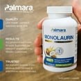 thumbnail image 4 of Monolaurin 600mg - Premium Dietary Supplement - 100 Vegan Capsules - Palmara Health, 4 of 10