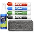thumbnail image 2 of Expo Low Odor Dry Erase Marker Set with White Board Eraser and Cleaner | Chisel Tip Dry Erase Markers | Assorted Colors, 6-Piece Set with Whiteboard Cleaner, 2 of 3