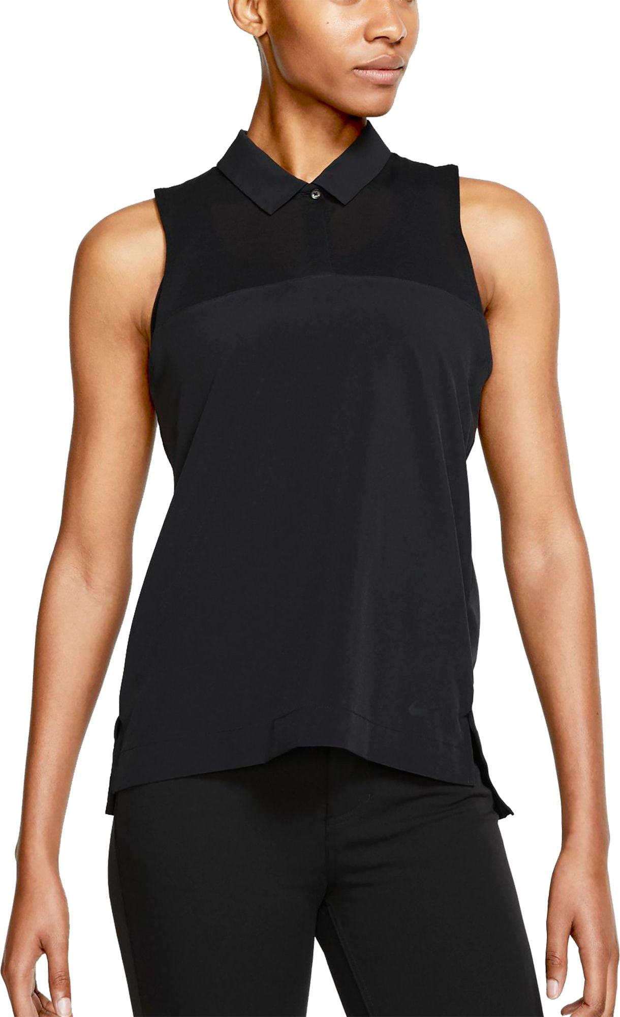 nike sleeveless polo women's