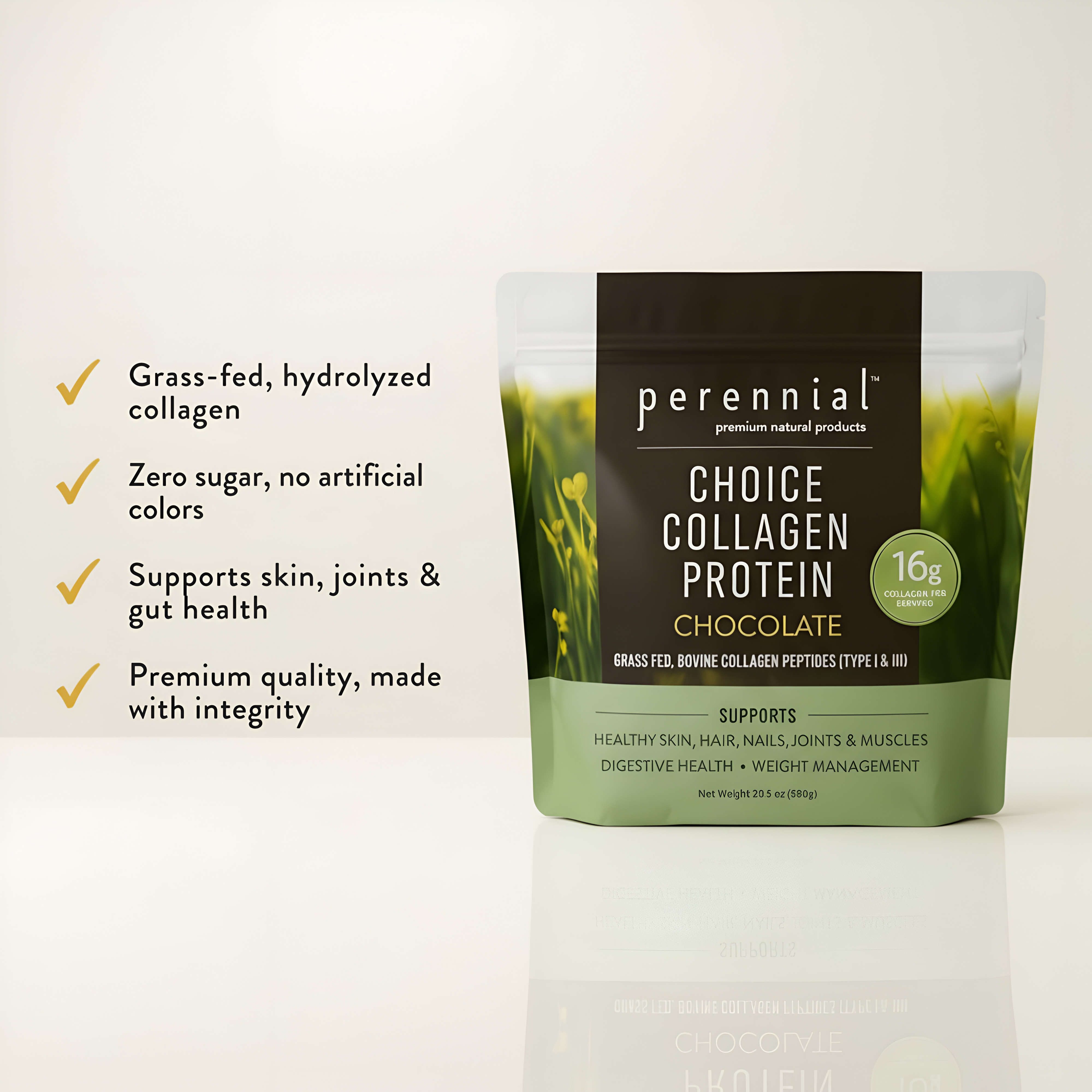 Collagen Peptides for Skin, Joints  Gut — Chocolate | Perennial