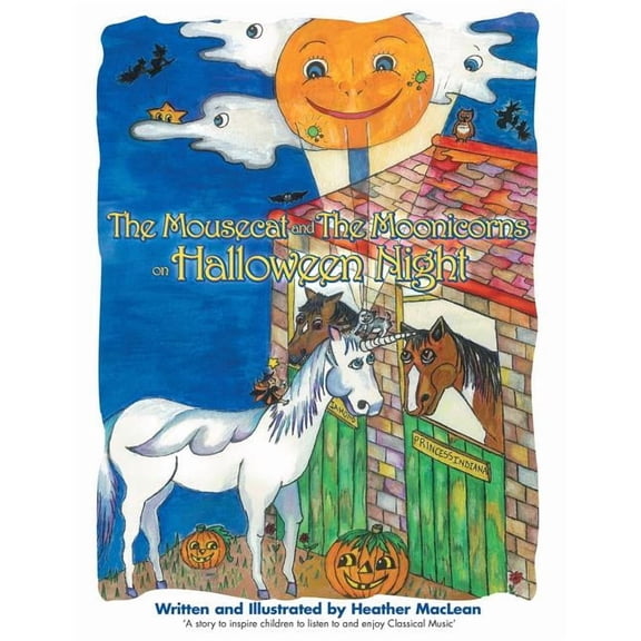The Mousecat and the Moonicorns on Halloween Night (Paperback)