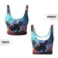 thumbnail image 6 of Sports Bras for Women Workout Tank Tops, Lively Cute Turtle Running Vest with Removable Cups, 6 of 7