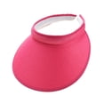 thumbnail image 2 of KLKCMS Visière de Soleil Confortable Légère à Clipser pour Tennis Plage Cyclisme Rose Rouge, 2 of 9