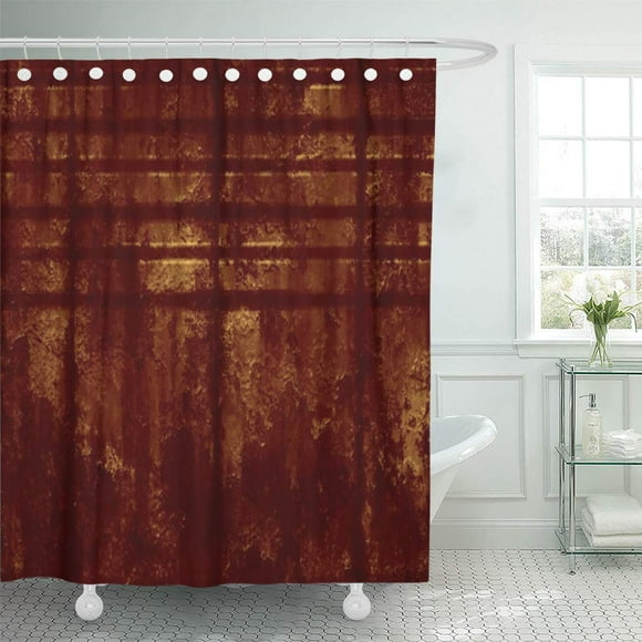 Burgundy Shower Curtain