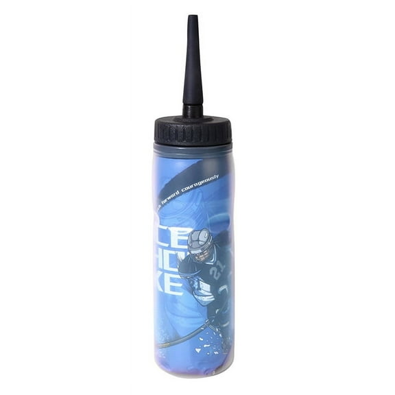 650ML Ice Hockey Water Bottle Portable Football Bottle Classic Extended Tip Design Sports Bottle Mouthpiece