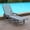 Gray+HDPE, variant on Outdoor Chaise Lounge Chair, Pool Lounger with 4-Position Adjustable Backrest, Supports Up to 360 LBS for Patio, Poolside, Deck, Beach & Backyard,Black