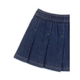 thumbnail image 4 of Wonder Nation Toddler Girl Pleated Denim Skort, Sizes 12M-5T, 4 of 4