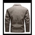 thumbnail image 2 of Men's Winter PU Leather Zipper Jacket Gifts, 2 of 7
