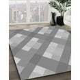 thumbnail image 2 of Ahgly Company Indoor Rectangle Patterned Gray Area Rugs, 2' x 4', 2 of 6