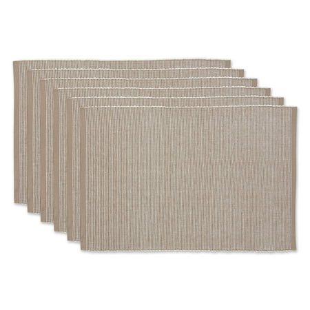 

Stone & White 2-Tone Ribbed Placemat (Set of 6)