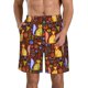 thumbnail image 1 of Balery colorful fox Traje de Baño Estilo Hawaiano para Hombre, Shorts de Secado Rápido con Bolsillos-XX-Large, 1 of 6