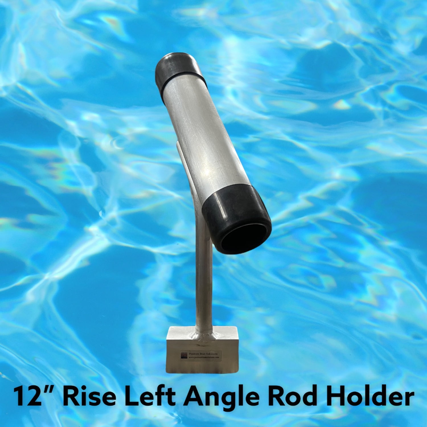 12 Left Angle Pontoon Boat Fishing Rod Holder