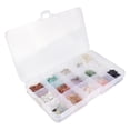 thumbnail image 2 of Assorted Bead Kits - DIY Bracelet and Necklace Craft Set - Natural Stone Chips and Alloy Accessories with 3.5m of Wax & Elastic Thread - Assortment 220, 2 of 3