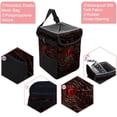 thumbnail image 2 of Spider Web Foldable Car Garbage Can with Lid, Leak-proof, Hanging Storage Bag - Trash Can for Car, Car Trash Can, 2 of 6