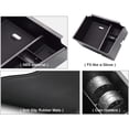 thumbnail image 3 of Center Console Organizer Tray for 2022+ Tucson NX4 Limited Interior Accessories Armrest Insert Secondary Storage Box (Black Trim), 3 of 5