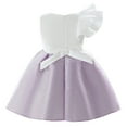 thumbnail image 2 of Flower Girls Bow Princess Dress Sequins Birthday Party Prom Gown, Size 4-5, 2 of 6
