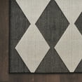 thumbnail image 5 of Nourison Positano Indoor/Outdoor Black 7' x 10' Area Rug (7x10), 5 of 9