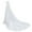 White, variant on Elegant Hooded Cape Apparel With Detailed Lace Trim For Performances And Events