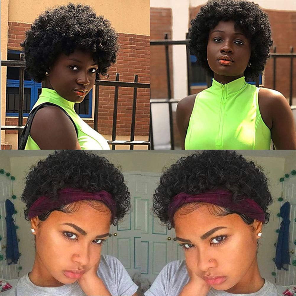 afro short wig