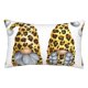 thumbnail image 1 of Fotbe Leopard Gnomes Funda de Almohada Decorativa Estilo Occidental, Lujo en Algodón, Fundas para Almohadas King, Cojín Estampado para Decoración del Hogar-14"x20", 1 of 6