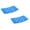 Blue 2PCS, variant on WUSUOWEI Soft Cushion for Shower Seat, 9.3" X 14" Shower Chair Cushion Non Slip Waterproof Soft Foam Pad for Shower Chiar Bathroom Seat, Blue 3/2/1PCS
