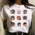 thumbnail image 1 of Women's Genshin Impact Short Sleeve T-Shirt Round Neck Regular Fit Polyester, 1 of 10