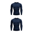 thumbnail image 4 of Sonducket Men Thermal Underwear Tight Winter Skiing Long Compression Clothes Sleeve Tops Running Warm Sportswear for Bodybuilding Type2 NO2, 4 of 6