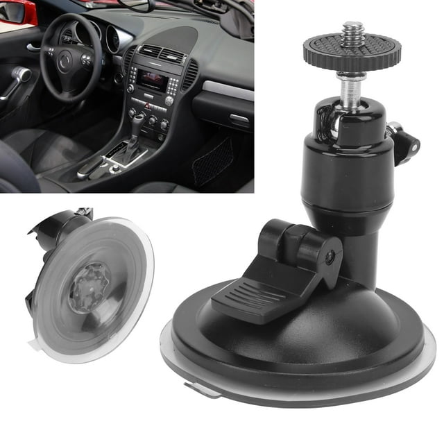 Adjustable Car Suction Mount, Strong Suction Cup Holder With Double Ball Structure, Lightweight Camera Fixed Sucker Bracket For GoproDJI OSMO ActionOSMO Pocket