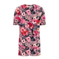 thumbnail image 3 of Lopecy-Sta Womens Loungewear Sets To Wear Out Gift for Girlfriend Women's Casual Loose Printing Round Neck Short Sleeved Shorts Pajamas Suit, 3 of 5