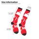 thumbnail image 2 of Balery Saying Ho Ho Ho Calcetines novedosos Calcetines deportivos Calcetines hasta la rodilla Calcetines de algodón Calcetines originales y geniales, 2 of 6