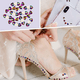 thumbnail image 5 of Arte de uñas 3D plano con corazón de cristal, uñas decoradas con joyas de brillo de diamantes de imitación de diamantes Adepaton Uñas Postizas y Decoración, 5 of 5
