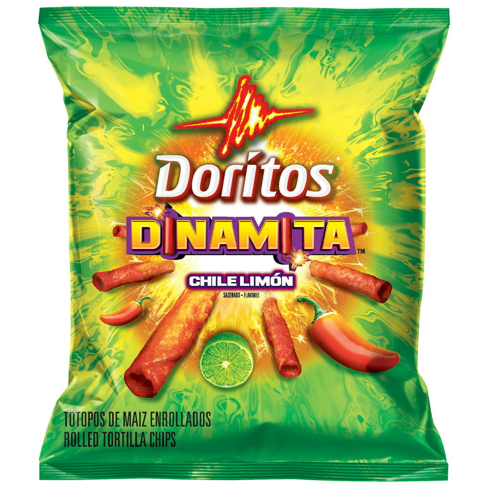 Doritos Dinamita Chile Limon Rolled Tortilla Chips 125 Oz Bag