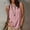 02#Pink, variant on Babysbule Women's Sleeveless Henley Muscle Blouse, Loose Fit Casual Summer Button Down Shirt for Women