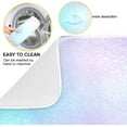 thumbnail image 2 of GZHJMY Iridescent Dish Drying Mat for Kitchen Counter,Super Quick Absorbent Composite Sponge Dish Drying Pad,Heat Resistant Non-Slip Rack Tableware Mat (18x24Inch)for Dishes Coffee Machine Dish Rack, 2 of 7