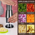 thumbnail image 3 of 2PCS Manual Pressed Chopper Manual Pressed Chopper Manual Pressed Garlic Chopper Mini Manual Pressed Chopper, 3 of 8